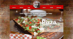 Desktop Screenshot of browndogpizza.com